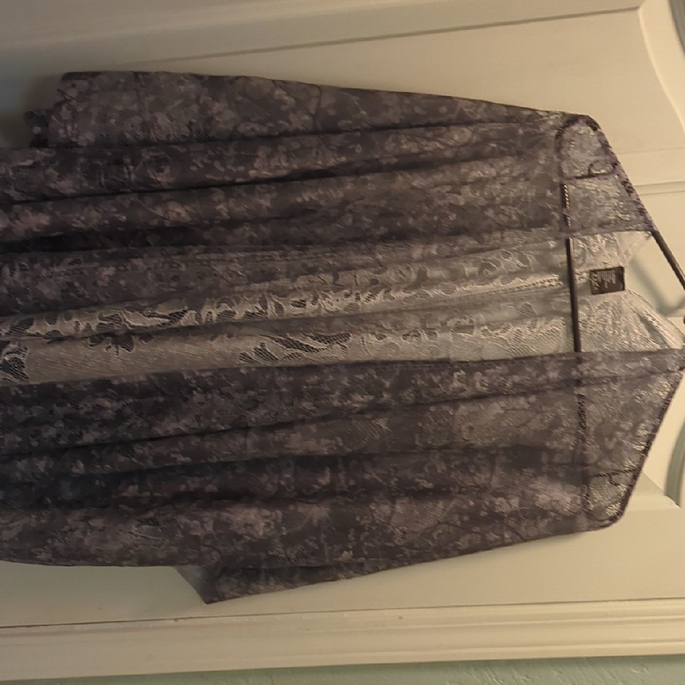 Zara Black Lace Swim Coverup